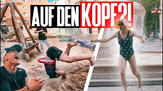 PARKOUR FAILS ohne Ende! | Stunt MASSAKER in Frankfurt! | Schlappen x @StefanDollingerPk