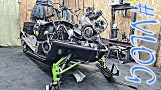 Сборка мотора SUZUKI B80 Arctic Cat CrossFire