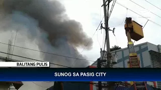 Fire guts residential area in Pasig