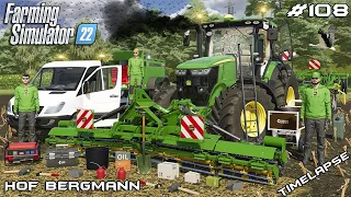 STONE BROKE THE WINDSHIELD ON JOHN DEERE 7200R | Hof Bergmann | Farming Simulator 22 | Episode 108