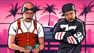 2Pac, Ice Cube - My Enemies ft. Snoop Dogg (GTA 5) | 2023