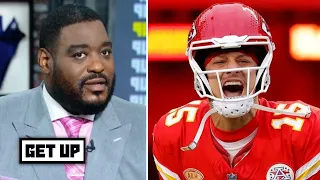 GET UP | "That's in his DNA" - Damien Woody breaks Mahomes' dad says he's 3rd-best QB of all-time