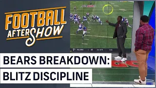 Bears Breakdown: Chicago's lack of blitz discipline | Football Aftershow | NBC Sports Chicago