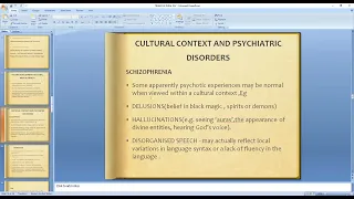 Transcultural Psychiatry