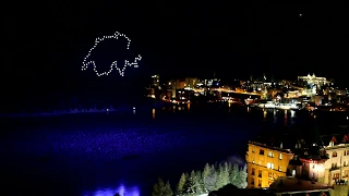 Drohnenshow St. Moritz | 01.01.2020 | Swiss Drone Show AG