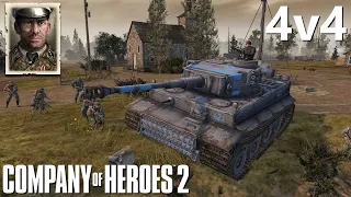 CoH2 - OKW Grand Offensive 4v4 (Company of Heroes 2)