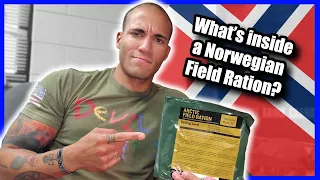 American reacts to Norwegian Field Ration