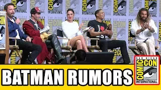 Justice League Respond To Reshoots & Batman Rumors - Comic Con 2017 Panel