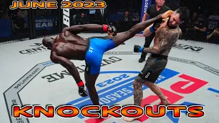 MMA Knockouts of June 2023