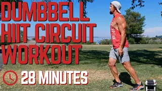 Dumbbell HIIT Circuit Workout - NO REPEATS