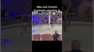 Max Verstappen and Charles Leclerc drunk shouting at eachother after Abu Dhabi Finale #F1 #F1shorts