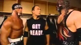 Funny Backstage Segment with Hulk Hogan, The Rock & Kane.