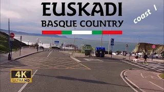 DRIVING COAST of BIZKAIA part 1, Basque Country, SPAIN I 4K 60fps
