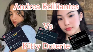 Kitty Duterte Vs Andrea Brilliantes |Twitter war compilation