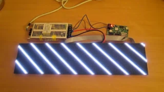 LED panel first start