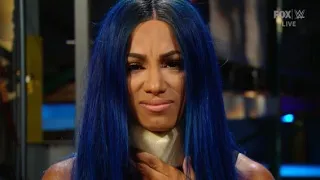 SASHA BANKS ADDRESSES INJURY!