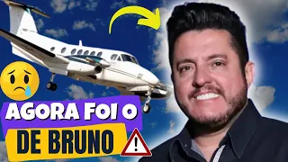 AVIÃO DE BRUNO ESTOURA TURBINA E PILOTO  PRECISOU FAZER UM POUSO FORÇADO .[ ULTIMAS NOTÍCIAS  ]