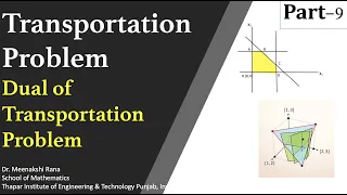 Transportation Problem (Part-9): Dual of a Transportation Problem