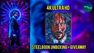 John Wick: Chapter 3 - Parabellum Best Buy Exclusive 4K Ultra HD Steelbook Unboxing + Giveaway