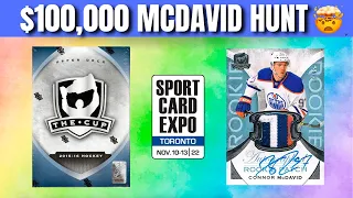 $8,000 HOCKEY BOX OPENING !! 2015-16 THE CUP Hockey Box Break at the Toronto Sports Card Expo !
