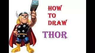 How To Draw Cartoon Thor