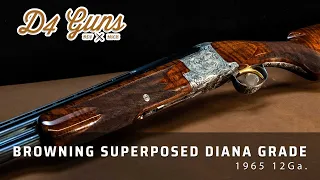 Must-See 1965 Browning Superposed Diana Grade Ultra Rare Shotgun