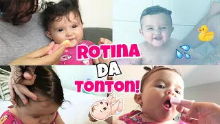 ROTINA DE UMA BEBÊ COM 6 MESES!!!