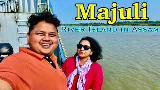 Tawang EP 14: RoadTrip 2024 | NorthEast | Majuli to Dibrugarh | ScorpioN on Boat | Roving Couple