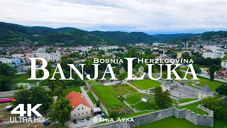 BANJA LUKA 🇧🇦 Drone Aerial 4K | Бања Лука Mostar Bosnia & Herzegovina Босна