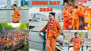 Kings day 2024 in Netherlands Bangla video👑🇳🇱//First time kings day celebration as a Bangladeshi🇧🇩