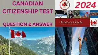 Canadian Citizenship Test 2024 || Important Questions and Answers.