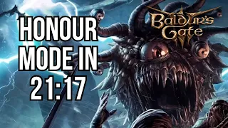 Honour Mode is EZ - Baldur's Gate 3 Speedrun in 21:17 (Former World Record)