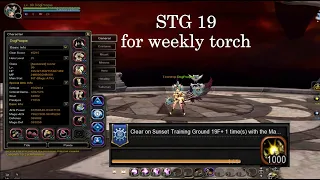 Dragon Nest SEA l STG 19 for Weekly Torch l Luster (Machina) & Gear review