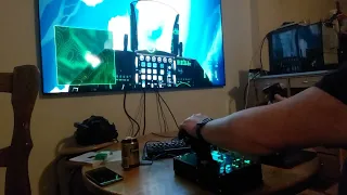 PC - Ace Combat 7 with Thrustmaster Hotas Warthog A-10C Aircraft Controller Flight Stick Replica