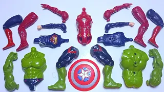 Assemble Marvel Toys ~ HULK VS IRONMAN VS SUPERMAN ~ Avengers Marvel Superheroes Assemble Toys