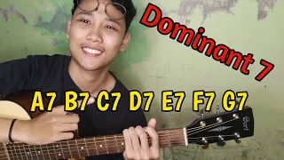 Tutorial belajar Chord 7 Gitar Lengkap || A7 B7 C7 D7 E7 F7 G7 || Hafalkan Chord Ini🫡