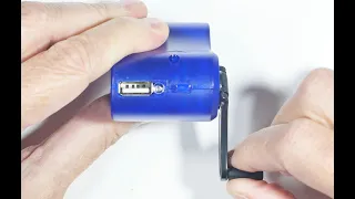 Cheap USB Hand Crank Generator (4K)