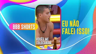 ARTHUR AGUIAR DIZ QUE BROTHERS ESCOLHERAM COLOCAR ELE NO PAREDÃO, MAS DEPOIS NEGA 👀 | BBB22 #shorts