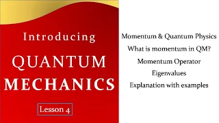 Quantum mechanics momentum operator | Quantum mechanics explained | Momentum in quantum physics