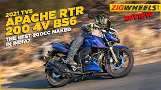 2021 TVS Apache RTR 200 4V BS6 Ride Modes | The Best 200cc Naked In The Country? | ZigWheels.com