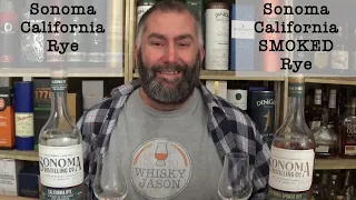 Sonoma California Rye Whiskey im Vergleich mit Sonoma California Smoked Rye Whiskey  - WhiskyJason