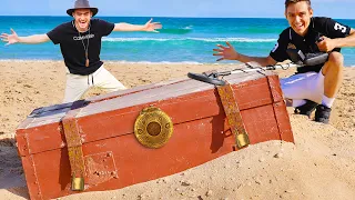 WE FOUND A GIANT TREASURE CHEST!!!