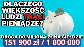 Dlaczego większość ludzi traci na giełdzie? Kupuję DOLARY i EURO - prosty powód. 150 000 zł zdobyte!