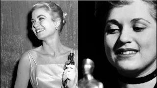 Were they really upsets? Grace Kelly and Judy Holliday win Best Actress