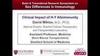 WSDM Basic & Translational Research Symposium 2014 - Clinical Impact of H-Y Alloimmunity