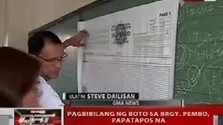 QRT: Pagbibilang ng boto sa Brgy. Pembo, Makati, papatapos na