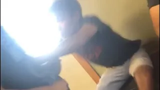 acting like an npc in school (fight)