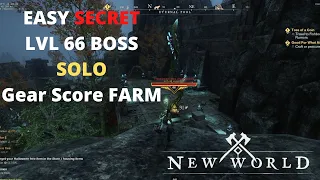 New World: (Patched) Secret Solo lvl 60 Gear score Farm!