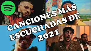 Top 50 Canciones Más Escuchadas de Spotify en 2021 (Actualizado Octubre)