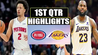 Los Angeles Lakers VS Detroit Pistons 1ST QTR  Feb 13, 2024 Highlights | NBA Season